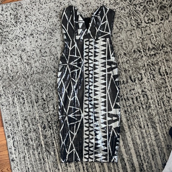 Embellished Strapless MIDI Dress - Picture 1 of 4